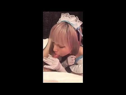 ❤️ Japonè idol [mayuka], kostim sèvant franse, pati 1, pip ak jerk off ak losyon ❤❌ Bèl pònografi nan nou